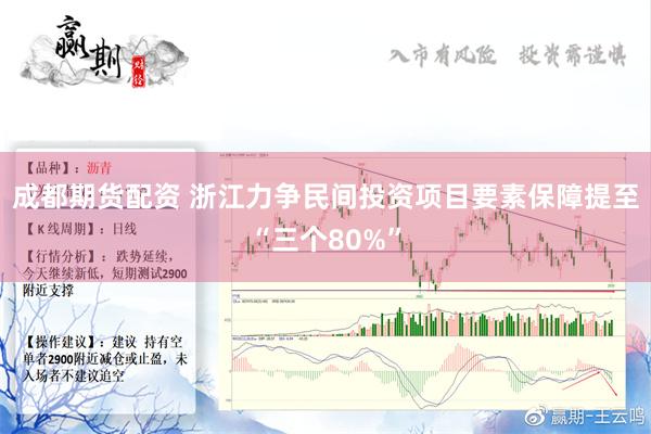 成都期货配资 浙江力争民间投资项目要素保障提至“三个80%”